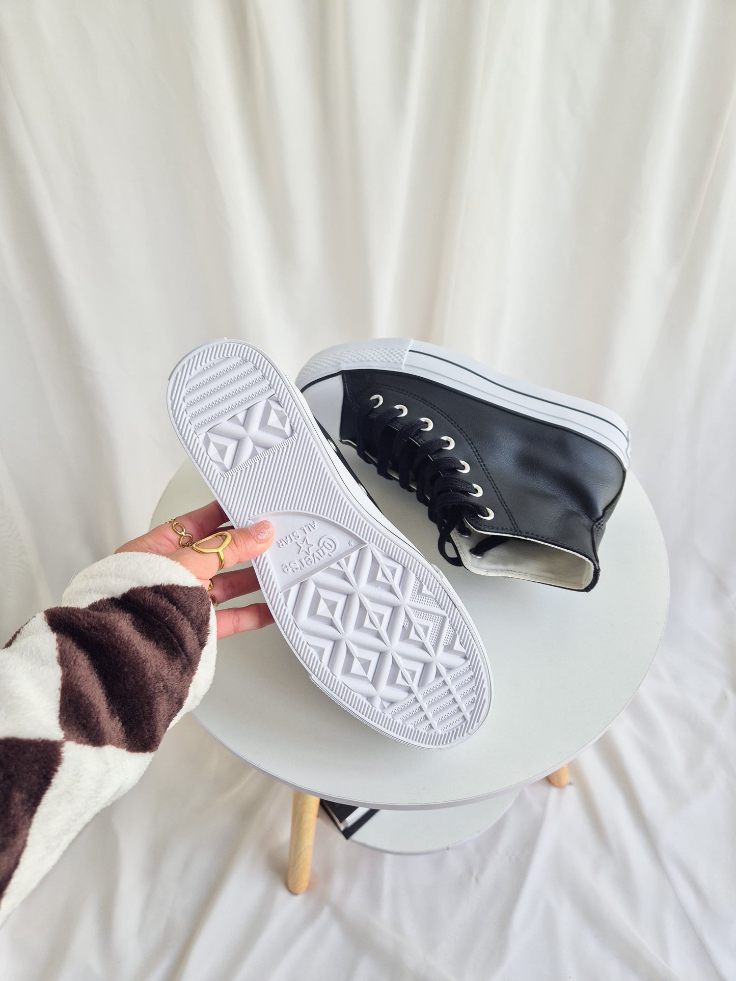 Chuck Taylor Plataforma (Cuero)
