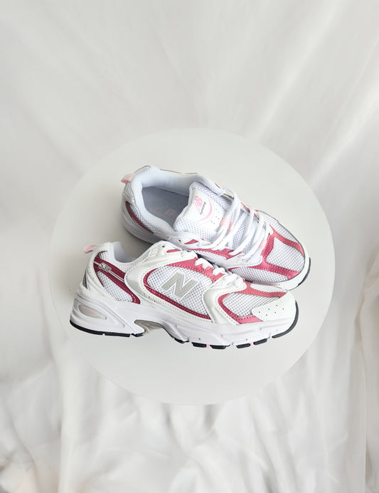 NB 530 White Pink fucsia