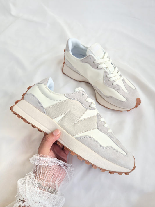 327 Navy Beige White