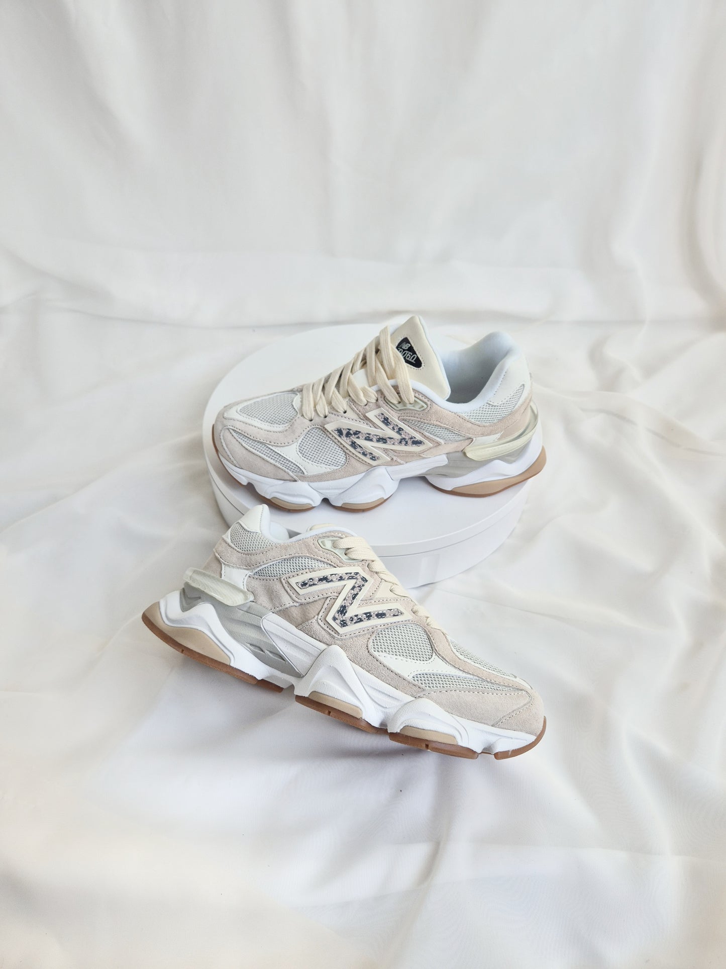 NB 9060 Beige Brown Leopard Print