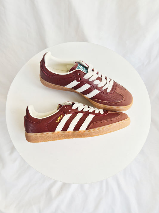 Samba maroon crystal sand brown