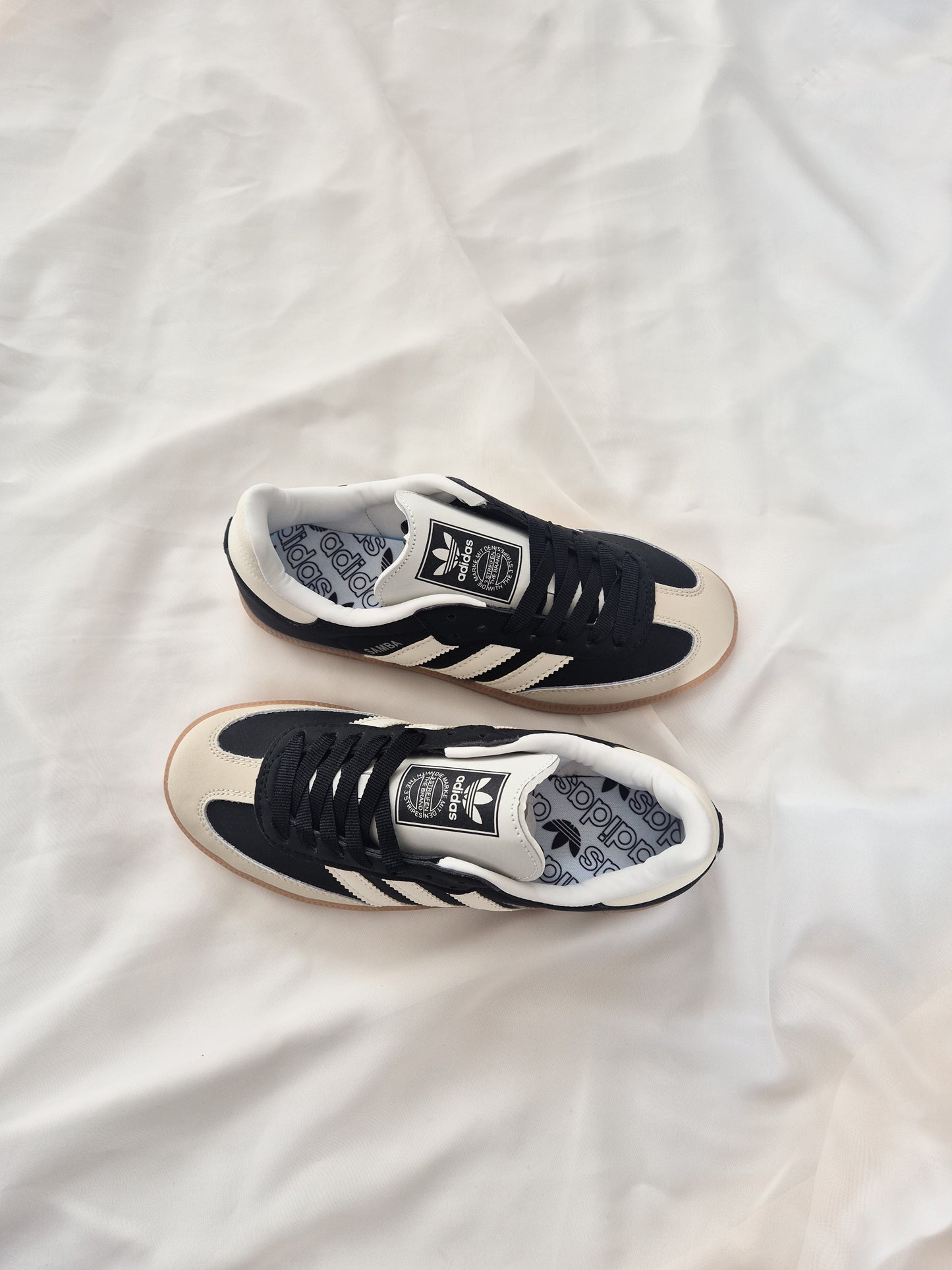 Adidas samba black and beige