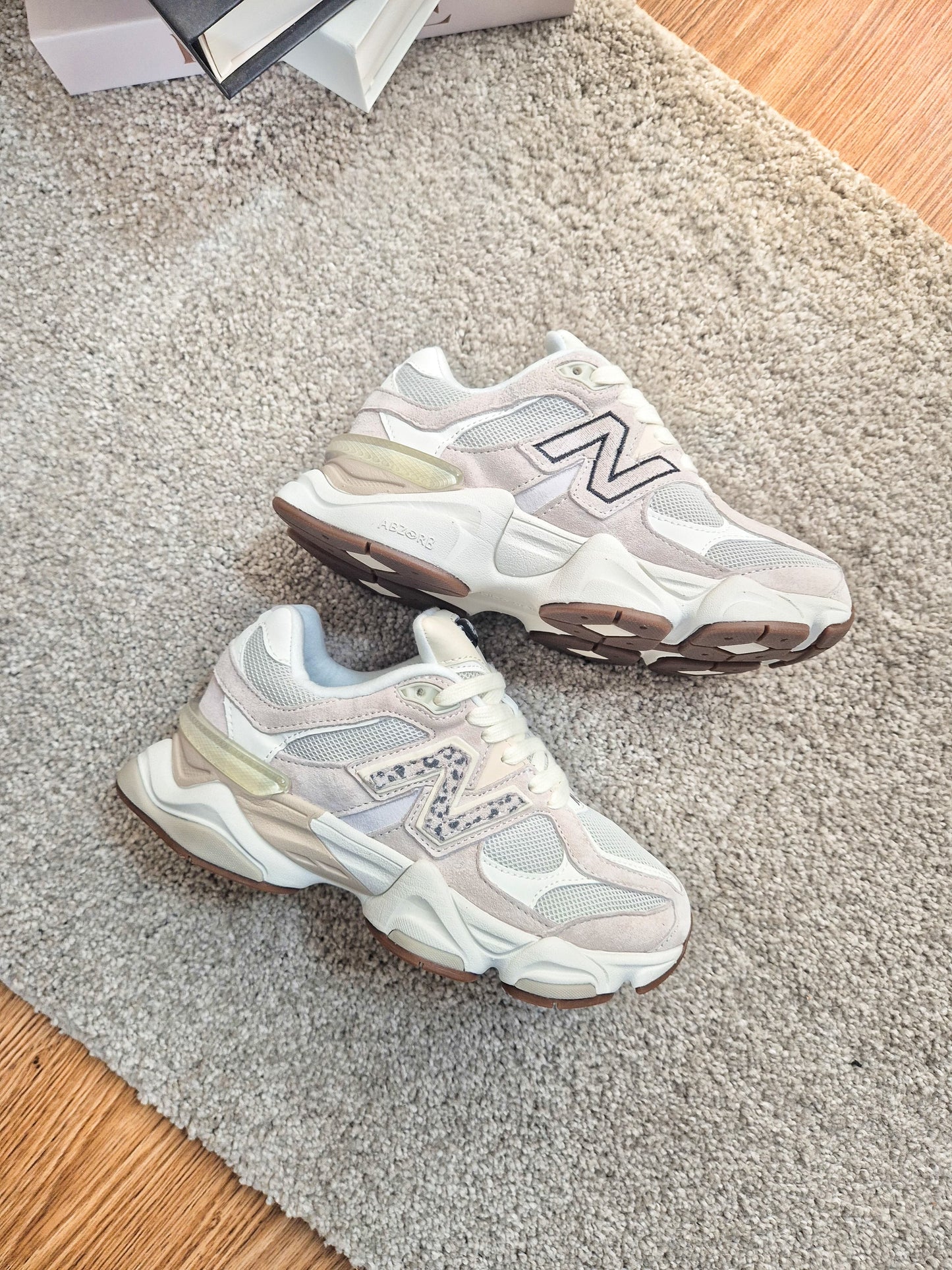 NB 9060 Beige Brown Leopard Print