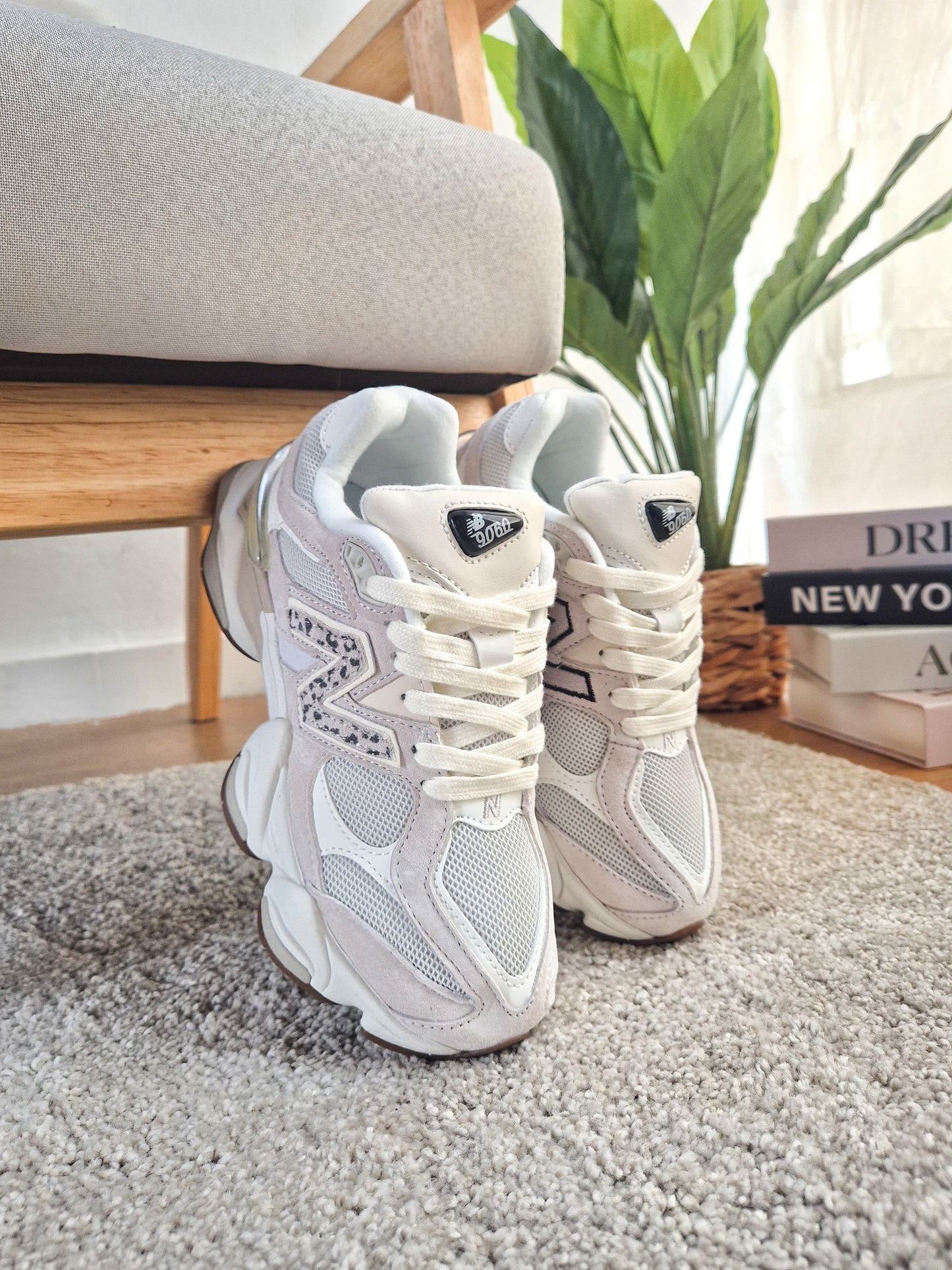 NB 9060 Beige Brown Leopard Print