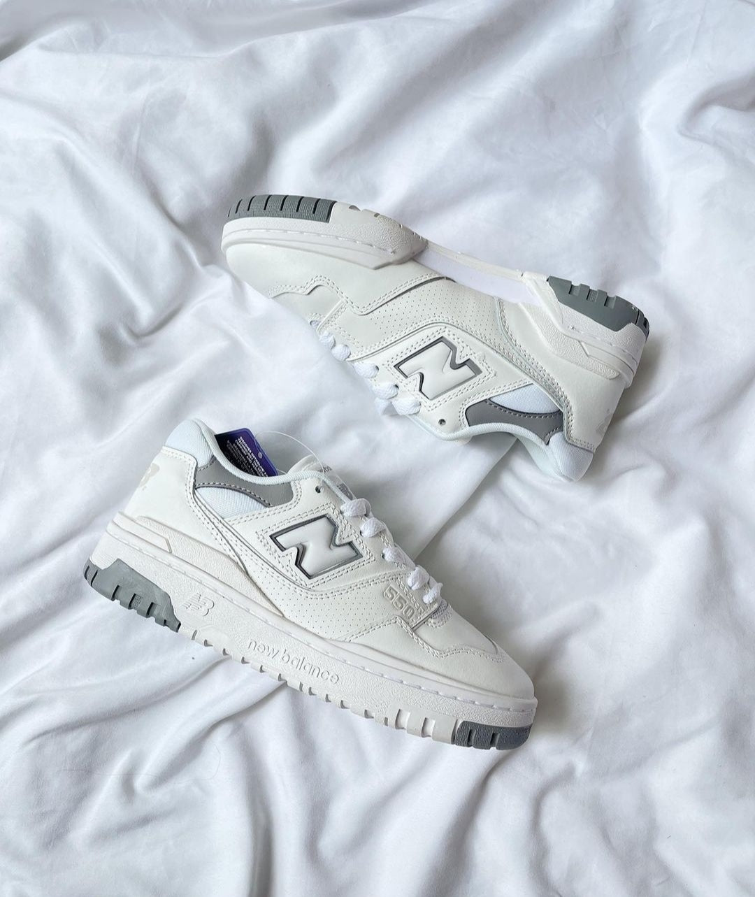 NB 550 Duo white grey