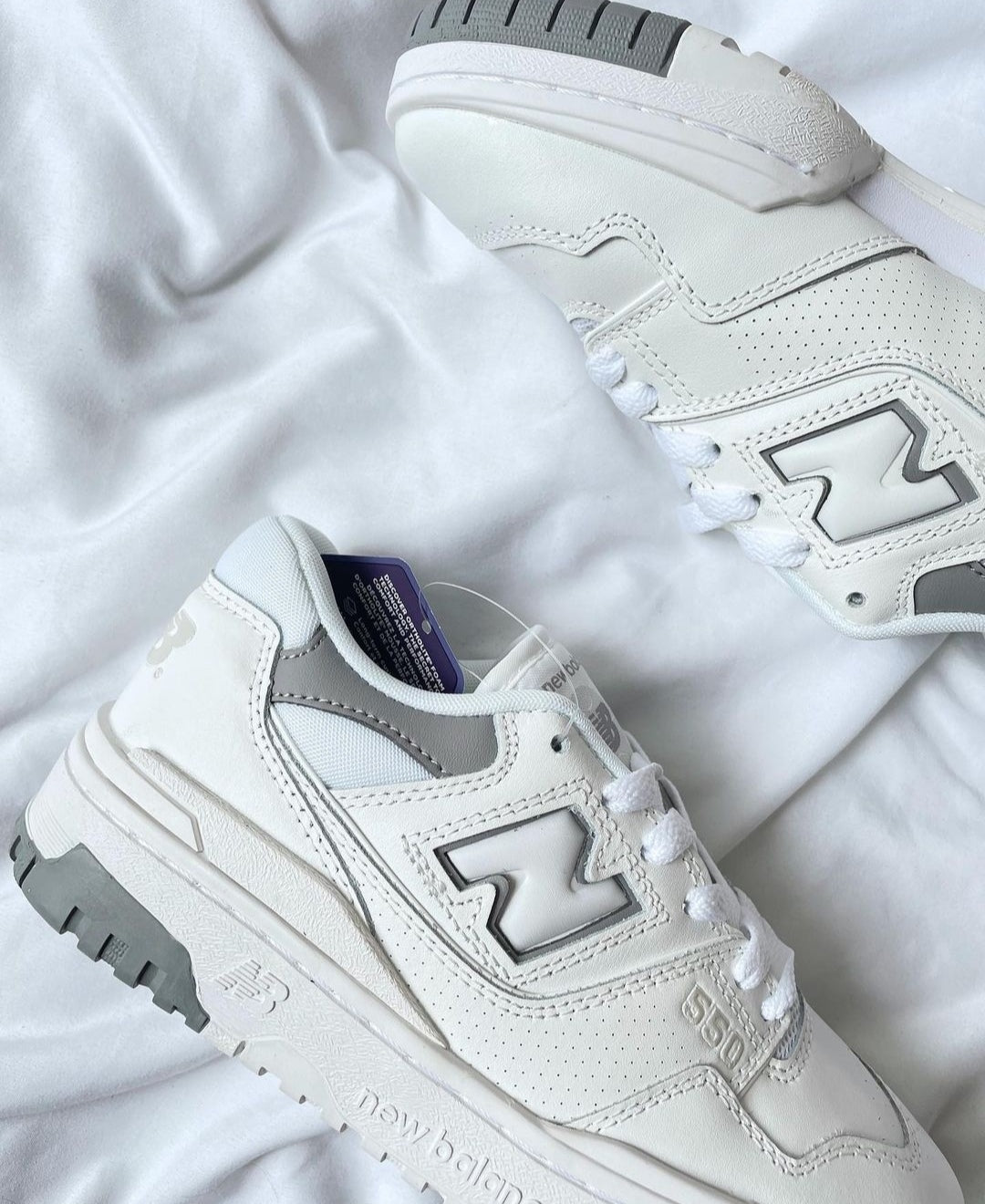 NB 550 Duo white grey