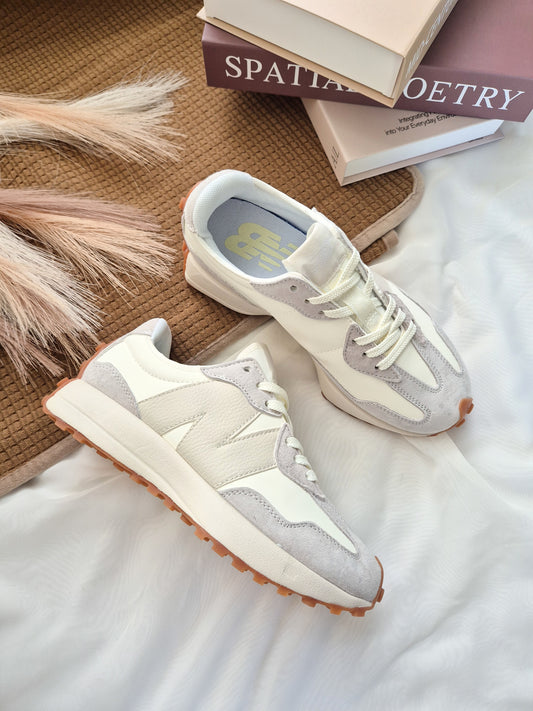 327 Navy Beige White