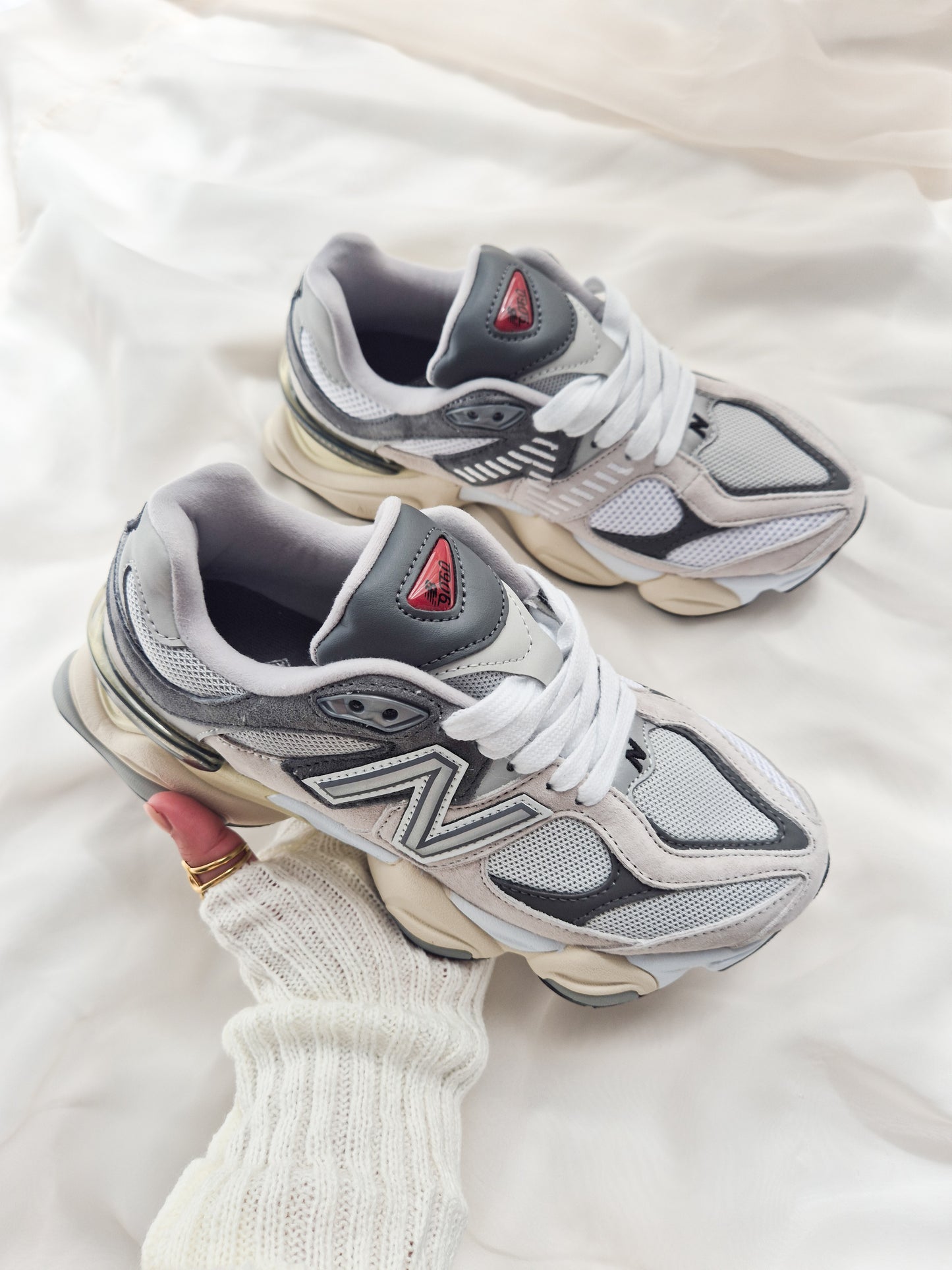 NB 9060 Rain Cloud/Castlerock/White"