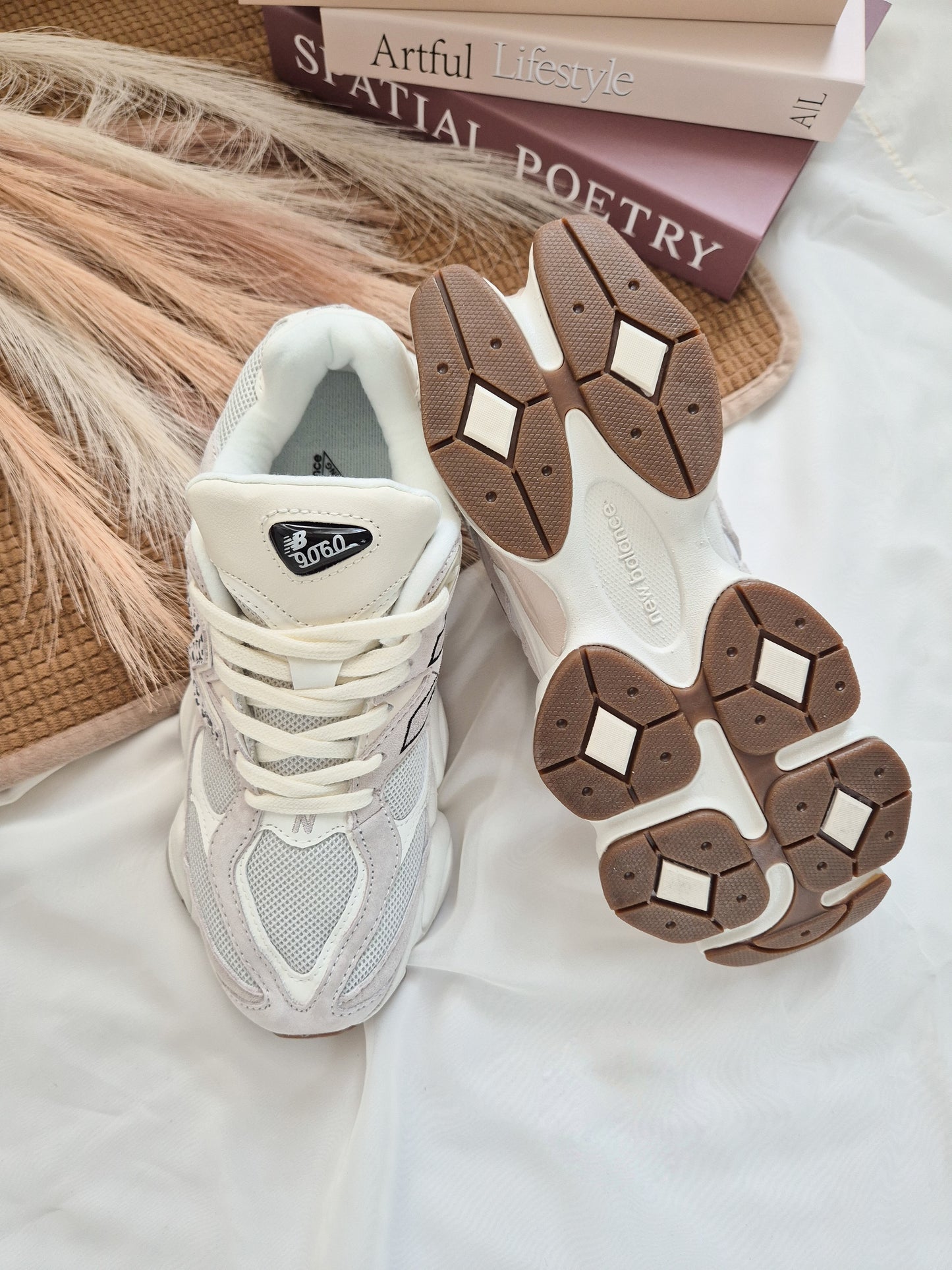 NB 9060 Beige Brown Leopard Print