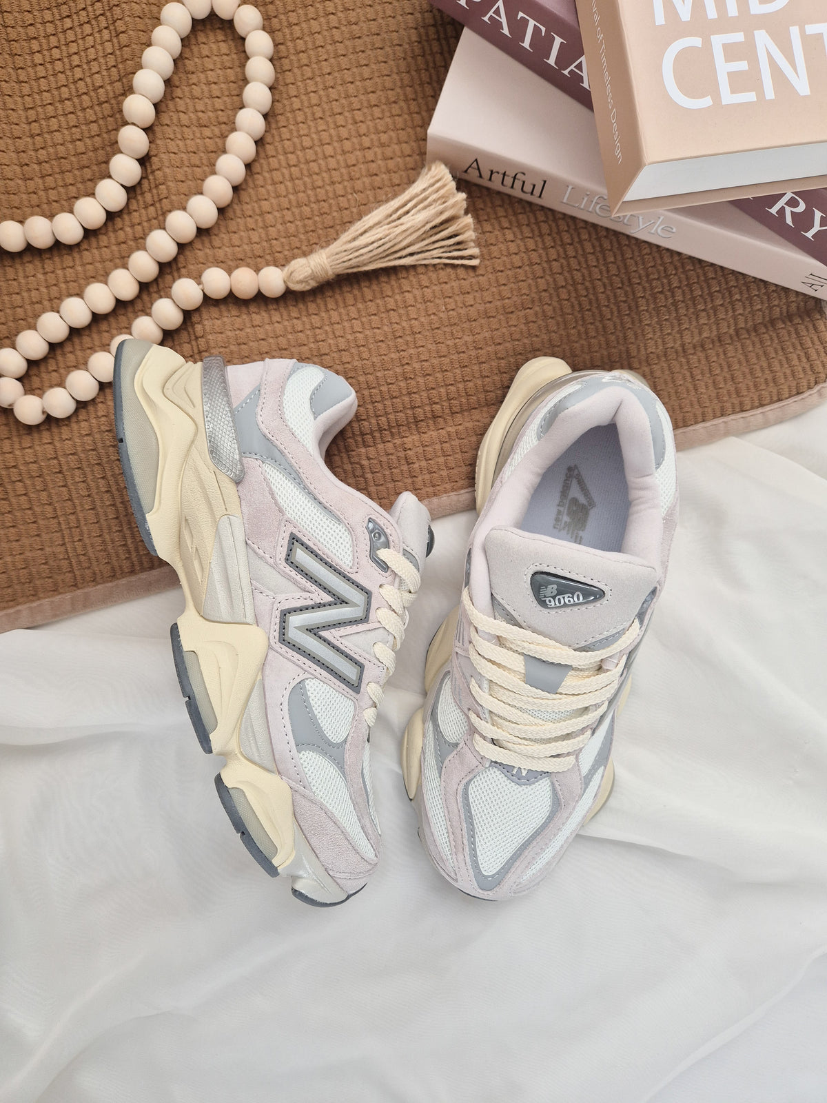 NB 9060 Silver Metallic Grey