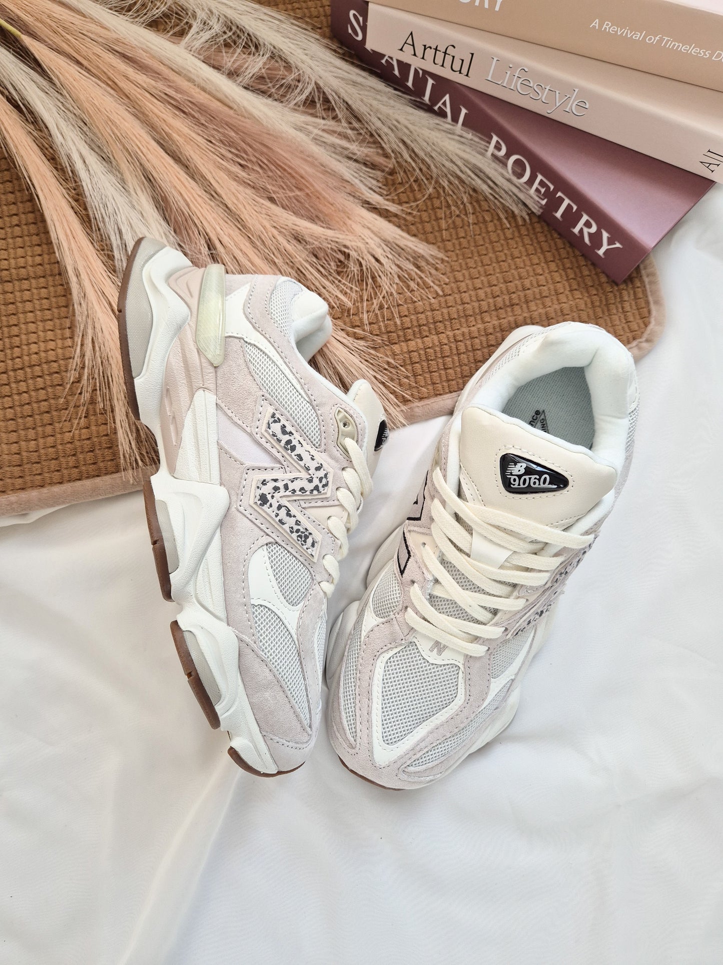 NB 9060 Beige Brown Leopard Print