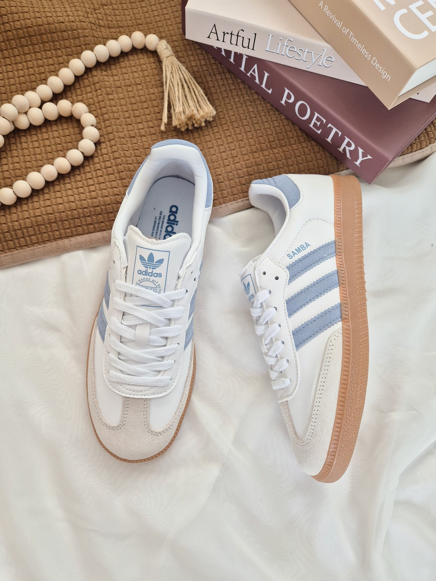 Samba OG Light White Blue
