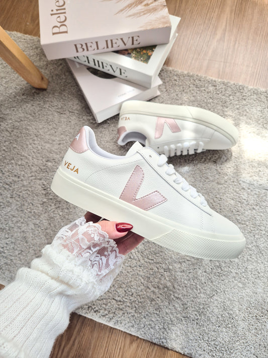 Veja White Pink/Gold