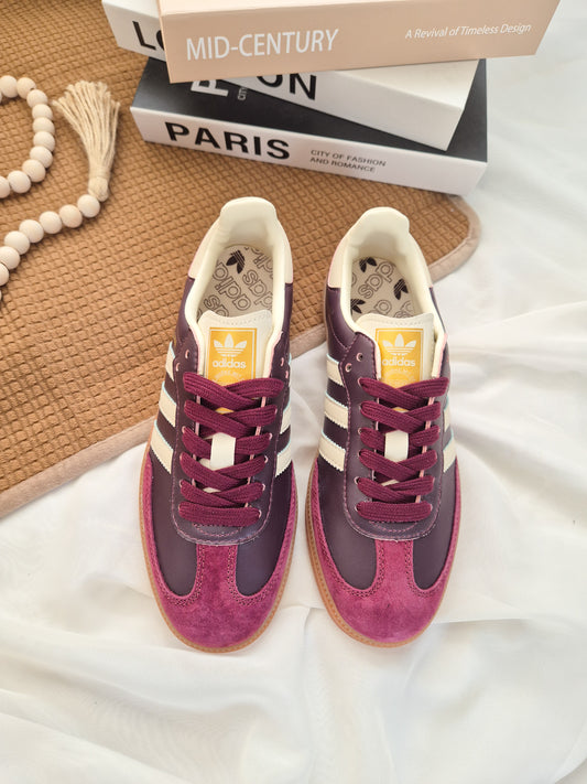 Samba OG Maroon Gold Metallic